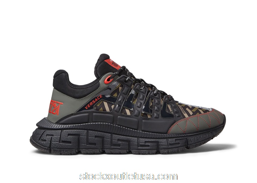 Outlet Versace Trigreca Red Black DSU8094 1A01760 6K260