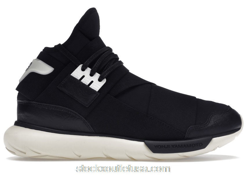 Outlet Y-3 Qasa High Black White B35673