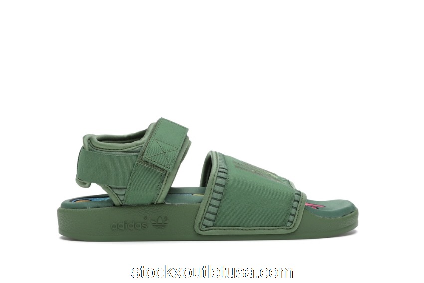 Outlet adidas Adilette 2 Pharrell Green FU7611