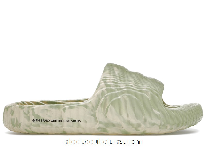 Outlet adidas Adilette 22 Slides Magic Lime St Desert Sand GY1597