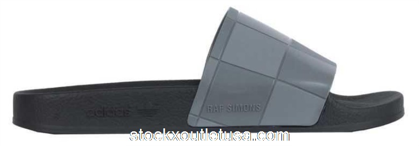 Outlet adidas Adilette Checkerboard Raf Simons Black Granite B22525