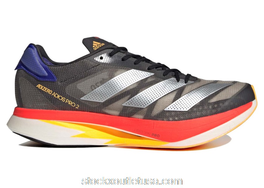 Outlet adidas Adizero Adios Pro 2 Black Silver Yellow Purple H67507