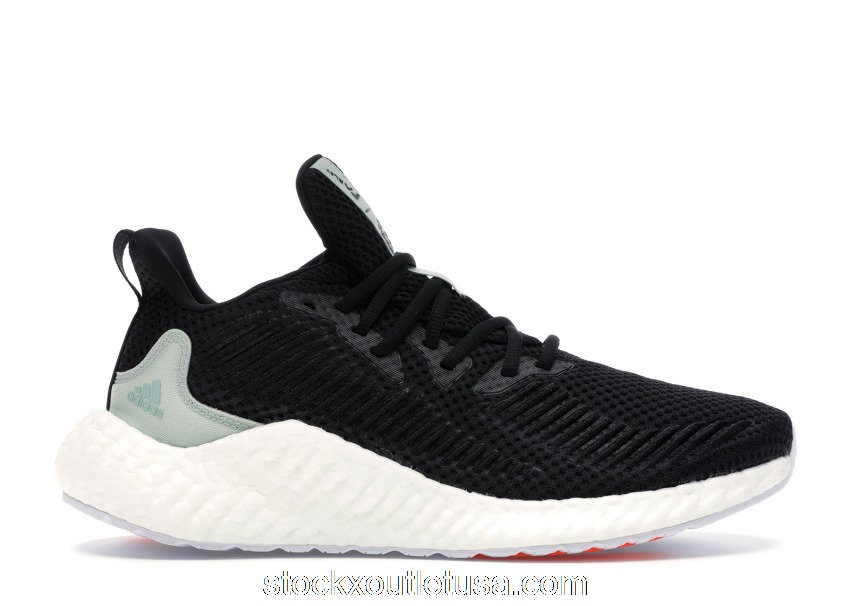 Outlet adidas Alphaboost Parley Black Linen Green (W) EF1163