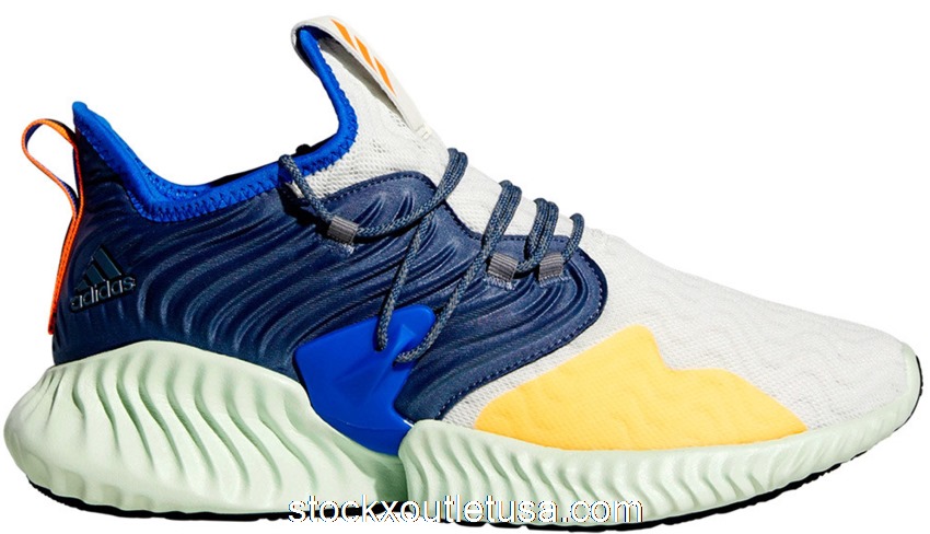 Outlet adidas Alphabounce Instinct Clima Grey Blue Aero Green DB2733