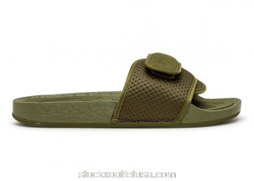 Outlet adidas Boost Slide Pharrell Olive Cargo FY6141