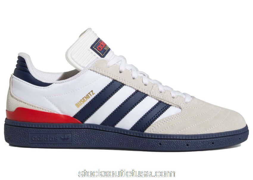 Outlet adidas Busenitz White Shadow Navy Red GY3650