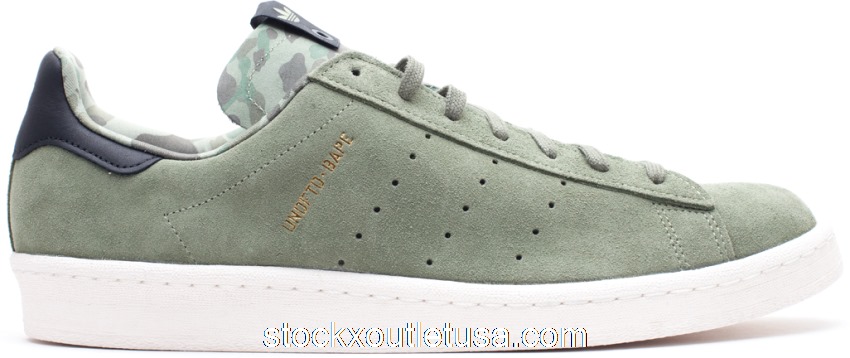 Outlet adidas Campus 80s Undefeated x Bape Green G95033