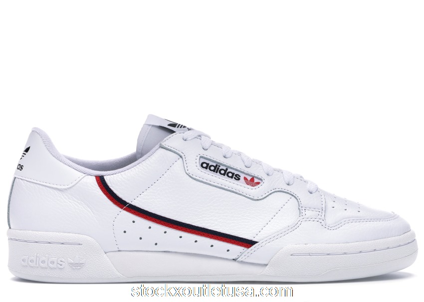 Outlet adidas Continental 80 White Scarlet Navy G27706