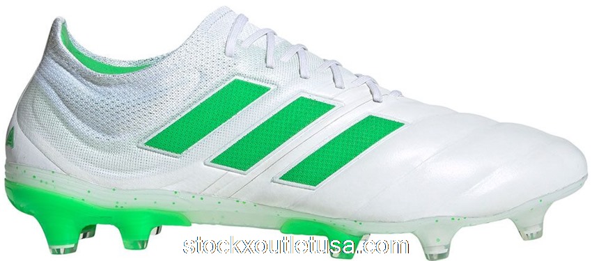 Outlet adidas Copa 19.1 Firm Ground Cloud White Solar Lime BB9186