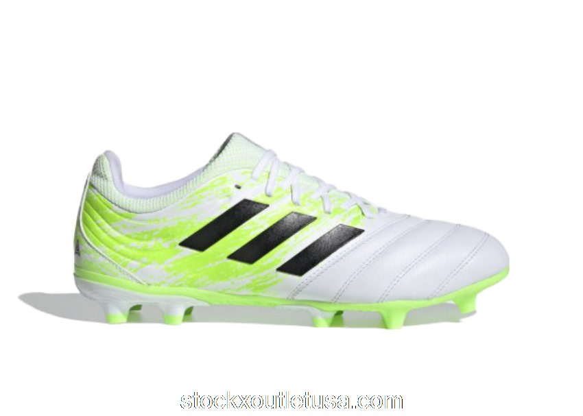Outlet adidas Copa 20.3 FG White Volt Black (GS) G28553