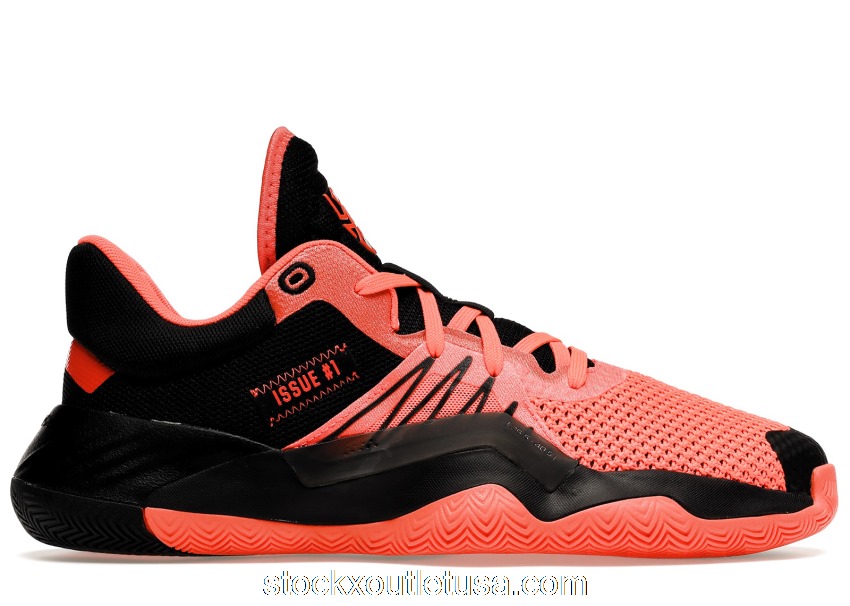 Outlet adidas D.O.N. Issue #1 Core Black Solar Red EH2133