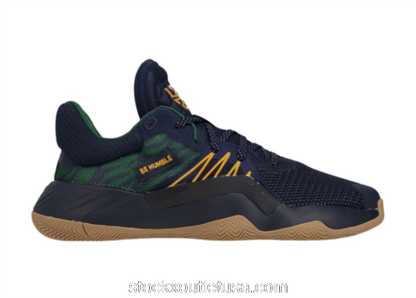 Outlet adidas D.O.N. Issue #1 Navy Green Yellow FV5596