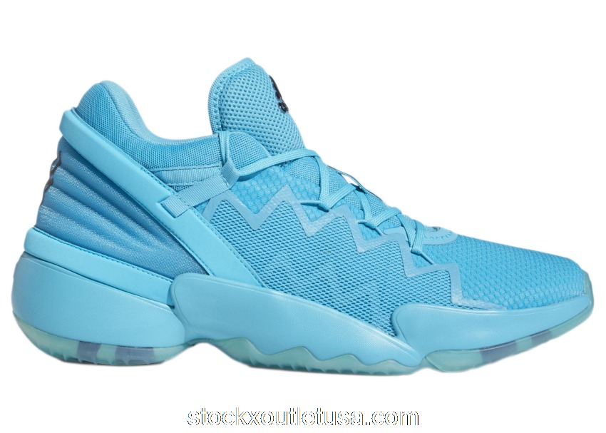 Outlet adidas D.O.N. Issue #2 Crayola Signal Cyan FW8517/FW9047