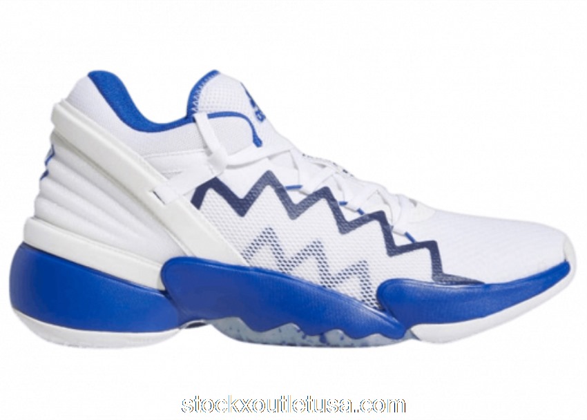 Outlet adidas D.O.N. Issue #2 White Royal Blue FX9430