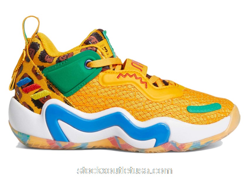 Outlet adidas D.O.N. Issue #3 LEGO Yellow Spida (PS) GZ5517