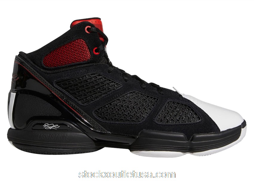 Outlet adidas D Rose 1.5 Black White Red GY0245