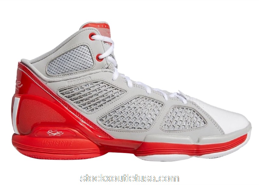 Outlet adidas D Rose 1.5 Grey White Red GY0257