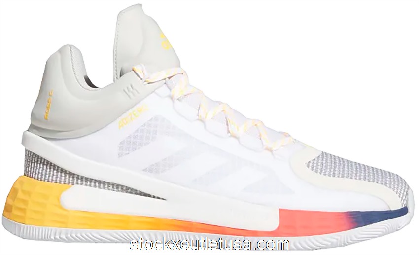 Outlet adidas D Rose 11 White Gold Indigo FW8508