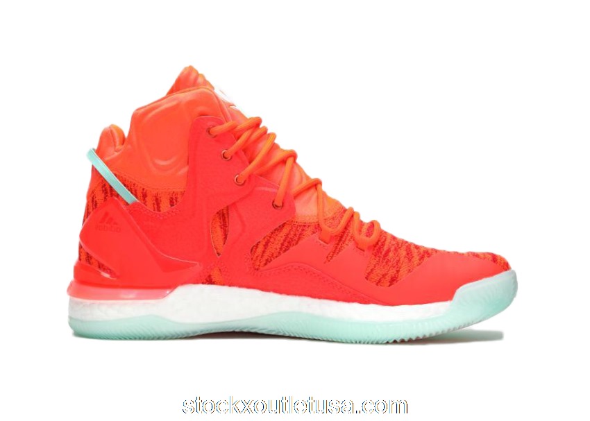 Outlet adidas D Rose 7 Primeknit Solar Red AQ7743