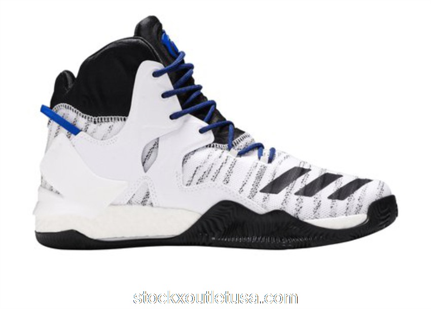 Outlet adidas D Rose 7 Primeknit White Black Royal B72720