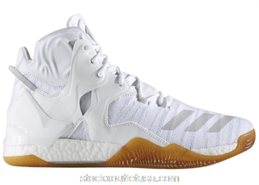 Outlet adidas D Rose 7 Primeknit White Gum B49512