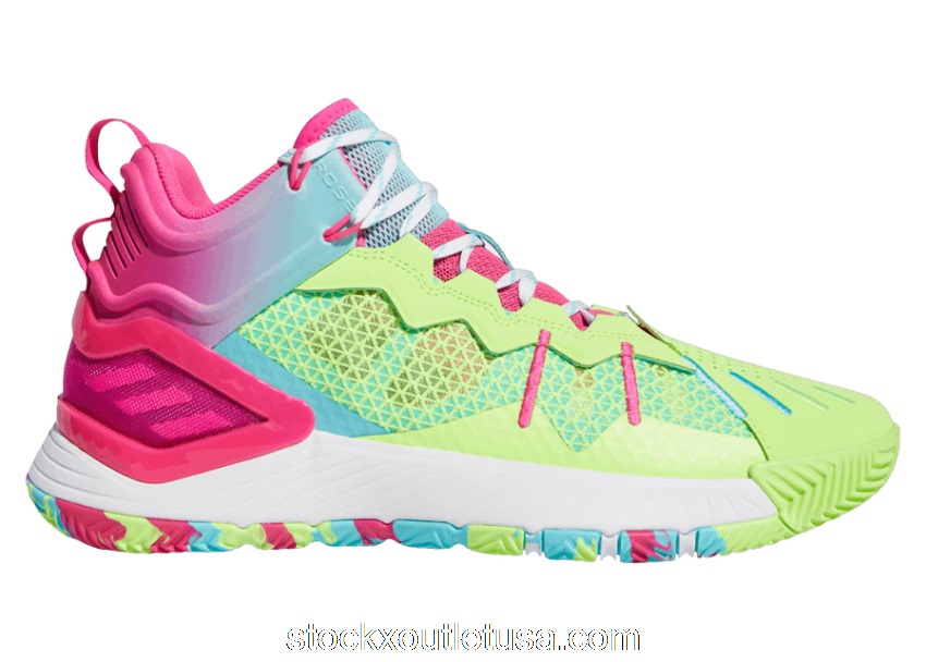 Outlet adidas D Rose Son of Chi Godspeed Signal Green Pink GX2927