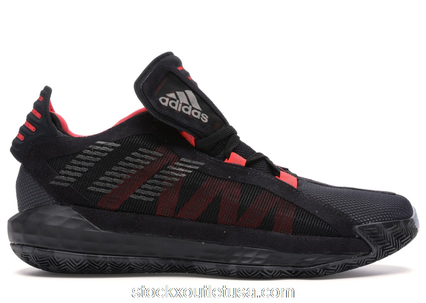 Outlet adidas Dame 6 Black Red EF9866/EF9875