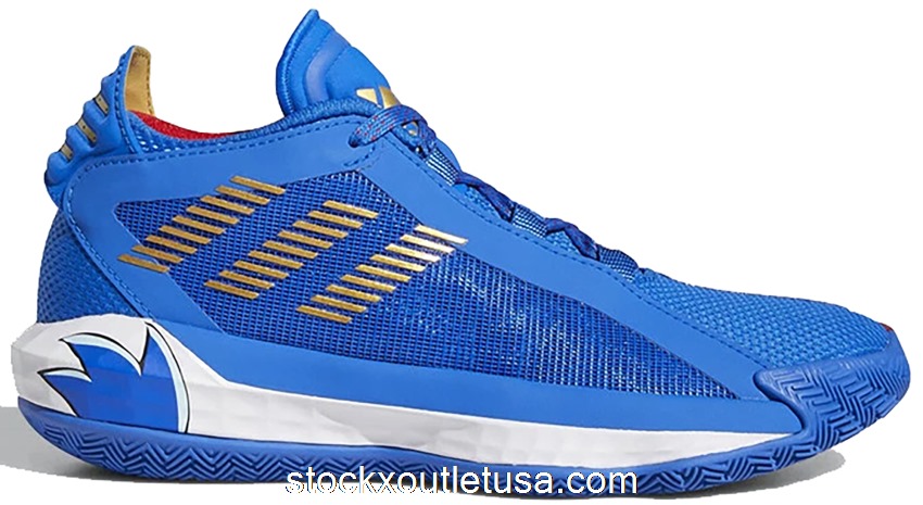 Outlet adidas Dame 6 Sonic the Hedgehog