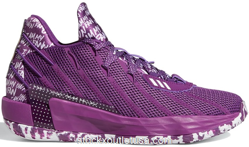 Outlet adidas Dame 7 I Am My Own Fan Glory Purple FY0159/FY2796