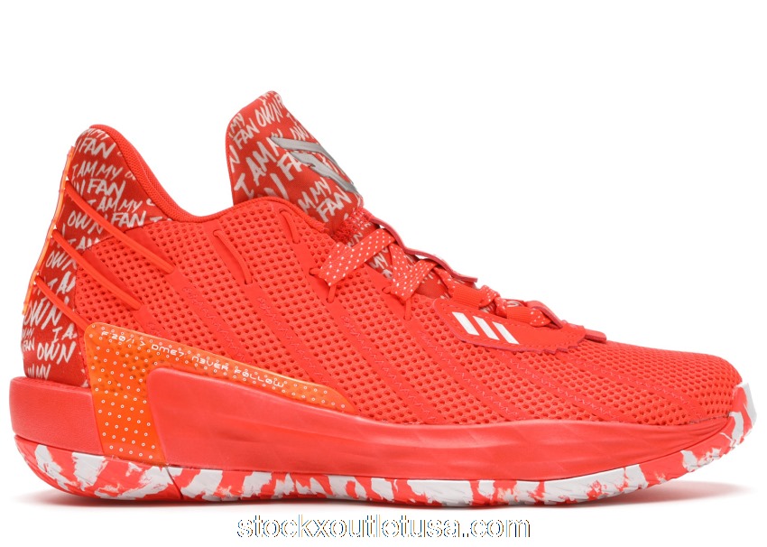 Outlet adidas Dame 7 I Am My Own Fan Solar Red FY0161/FY2798
