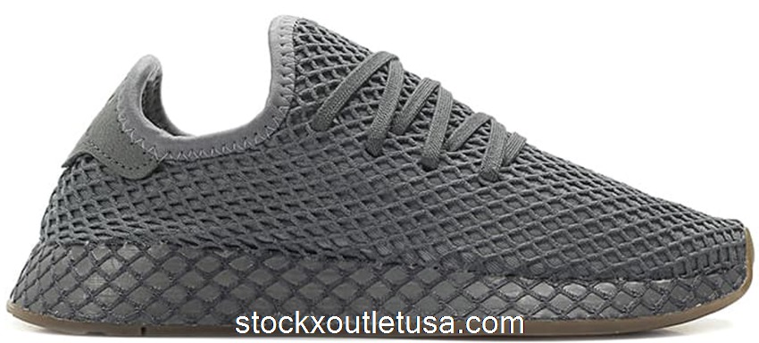 Outlet adidas Deerupt Grey Gum (Youth) DA9609