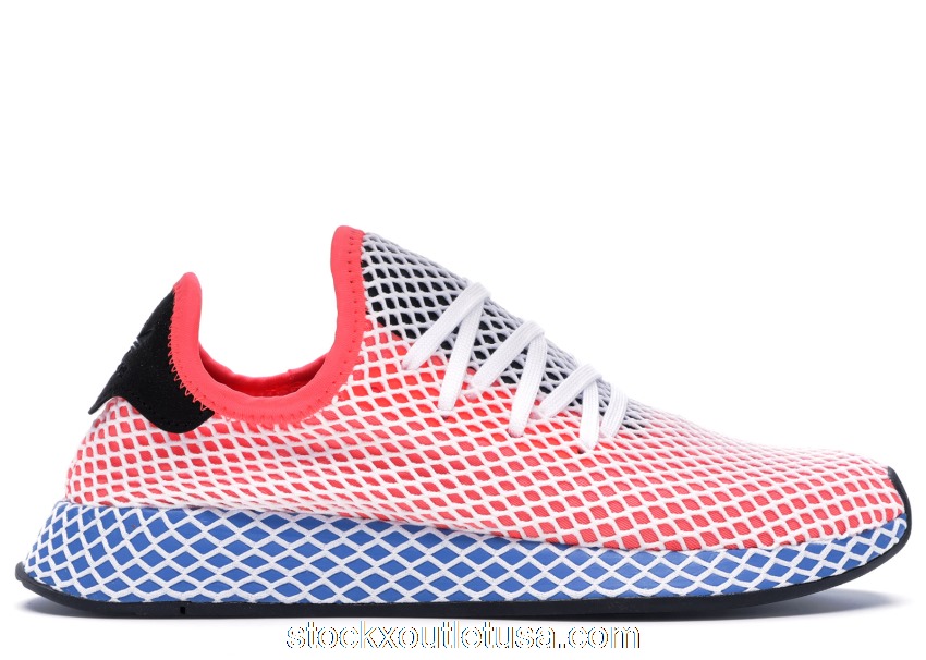 Outlet adidas Deerupt Solar Red Bluebird CQ2624