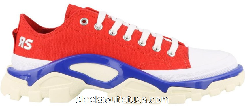 Outlet adidas Detroit Runner Raf Simons Red Silver EE7936