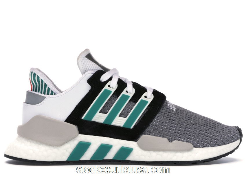 Outlet adidas EQT Support 91/18 Core Black Sub Green AQ1037
