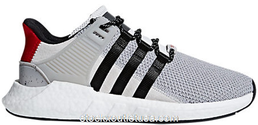 Outlet adidas EQT Support 93/17 Grey Black Scarlet CQ2397