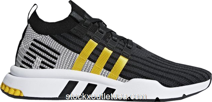 Outlet adidas EQT Support Mid Adv Black Equipment Yellow CQ2999
