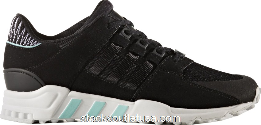 Outlet adidas EQT Support RF Core Black Energy Aqua (W) BY8783