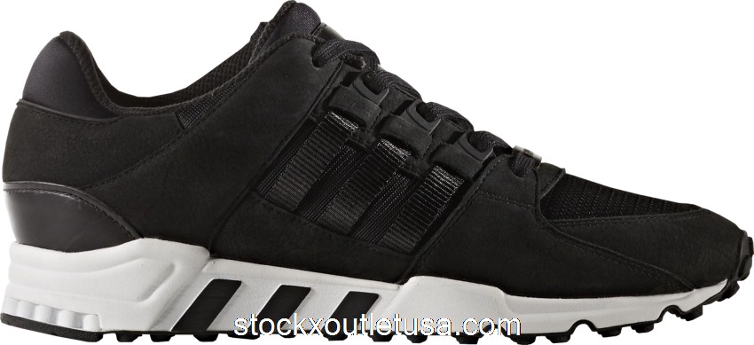 Outlet adidas EQT Support RF Milled Leather Black BB1312