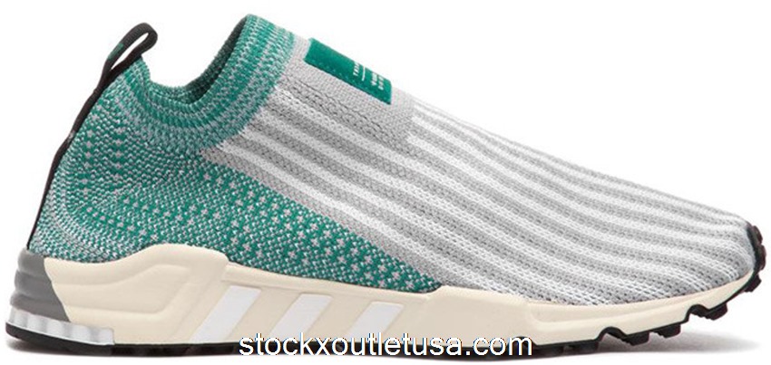 Outlet adidas EQT Support Sock Grey Two Sub Green AQ1032