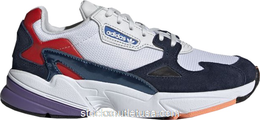 Outlet adidas Falcon Crystal White Collegiate Navy (W) CG6246