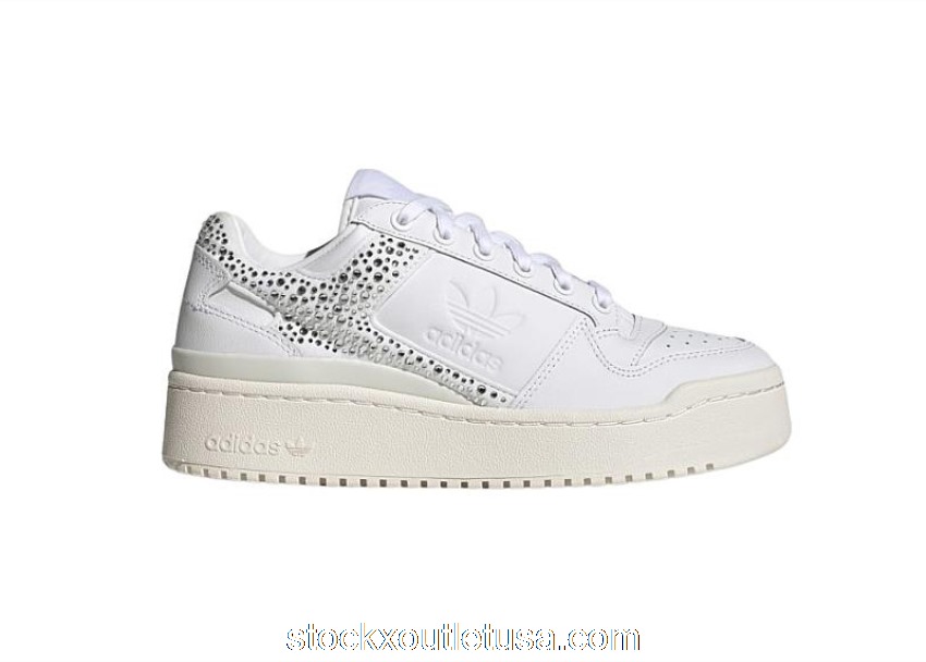 Outlet adidas Forum Bold Cloud White Sparkly Crystals (W) H05060