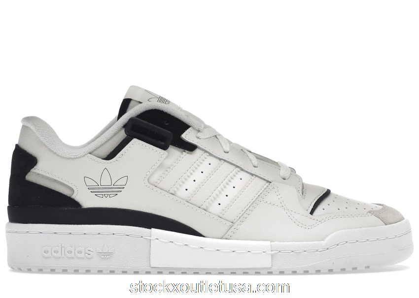 Outlet adidas Forum Exhibit Low Cream White Black H01914