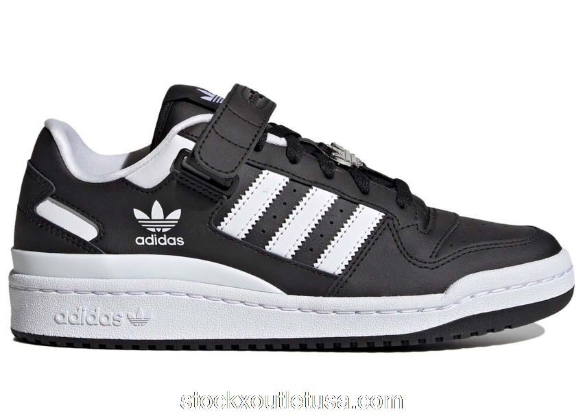 Outlet adidas Forum Low Core Black Cloud White (W) GY0752