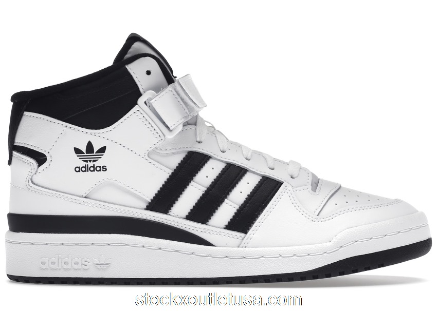 Outlet adidas Forum Mid White Black FY7939