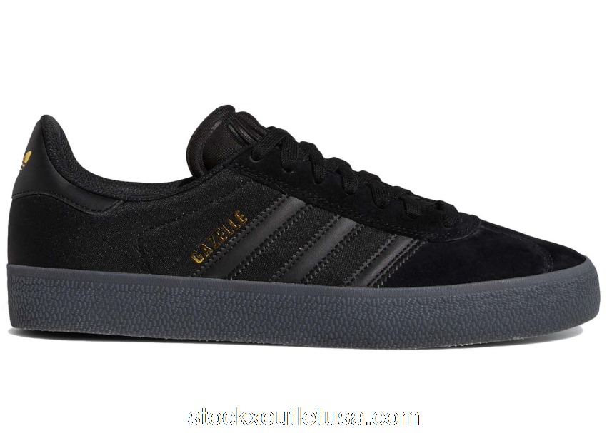 Outlet adidas Gazelle ADV Black Gold Metallic GW3141