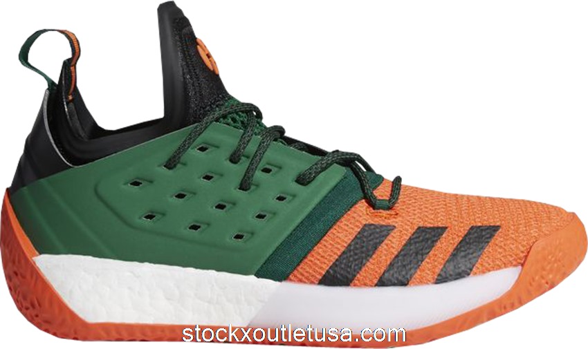 Outlet adidas Harden Vol. 2 University of Miami AQ0397