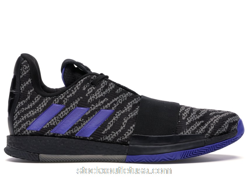 Outlet adidas Harden Vol. 3 Core Black Active Blue G26811