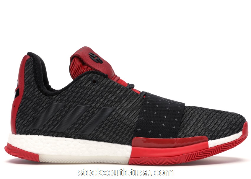 Outlet adidas Harden Vol. 3 Core Black Scarlet AQ0034