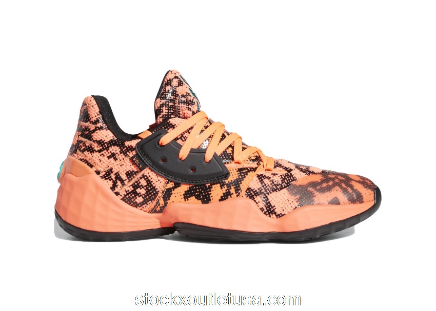 Outlet adidas Harden Vol. 4 Signal Coral FV4151