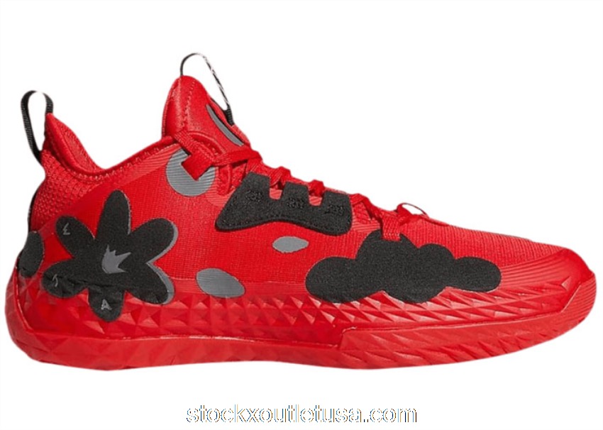 Outlet adidas Harden Vol. 5 Futurenatural Flower Patch Scarlet H01282
